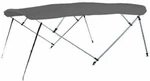 48" High Bow Square Tube Pontoon Ups-able Bimini TOP44; Cadet Gray Sunbrell.... Fixed Price $610.74.