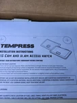 New Tempress Access 1115 Slam Hatch With Lock 11" 15" White #44230. Fixed Price $30.00.