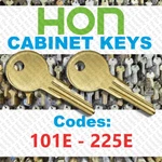 ( Pack) Two Hon Desk & File Cabinet Keys / Select Code Series 101E-225E. Fixed Price $9.95.