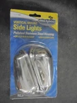 Marpac Side Lights Vertical Mount Polished Stainless Steel 7-0111 New On Card. Fixed Price $15.99.