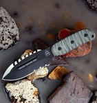 Tops Stryker Defender Tool Fixed Knife 5.5" 1095HC Steel Blade Micarta Handle. Fixed Price $186.59.