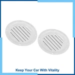 Universal Pack (2) 5 Round Marine Boat Louvered Ventilation Panel Cover. Fixed Price $13.05.