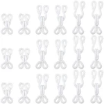 Customylife 36 Pairs Sewing Hooks And Eyes Closure 2/3/3.5MM White. Fixed Price $16.54.