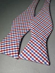 Madras Cotton Bow Tie Patriotic Red White & Blue, 4TH Of July Independence Day. Fixed Price $18.00.