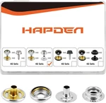 160 Pcs Buttons,snap Fasteners Kit 15MM Stainless Steel Snaps Marine Grade. Fixed Price $19.41.