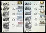 Us # 2838A-J 29C 1944:ROAD Victory Artcraft 10 Fdc' S.cancel 1994, 9Q5496. Fixed Price $18.95.