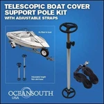 Telescopic Boat Cover Support Pole With Adjustable Webbing Straps. Fixed Price $36.12.