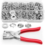 Vintrex 200SET Metal Button Kit - Silver Hollow Snaps For Fabric. Fixed Price $20.91.