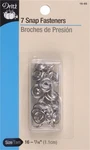 Dritz 16-65 Gripper Snaps 7/16" 7/PKG-NICKEL. Fixed Price $9.25.