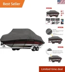 Waterproof Boat Cover, Solution-dyed Yarn Marine Grade Fits 16' To 18.5.... Fixed Price $164.99.