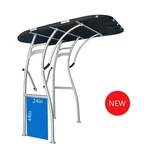 Dolphin PRO4 Extra Wide Large Boat Top Black Canopy Fit Up 57" Console. Fixed Price $2799.00.