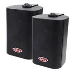 Boss Audio 4" MR4.3B Box Boat Speakers - Black 200W. Fixed Price $88.99.