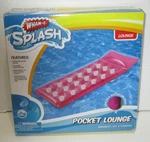 New Wham-o Splash Orange Pocket Lounge Swimming Pool Tube /float 74 Inch Long. Fixed Price $23.98.