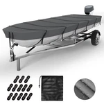 Vinpatio Jon Boat Cover 12-14FT,1200D 5-LAYER Waterproof Deepgray. Fixed Price $123.99.