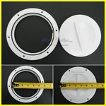 Marine Boat 5" Round Access Hatch Cover Lid, Screw Out Deck Plate -white. Fixed Price $11.88.