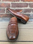 Bally Light Brown Loafers Leather Footwear Men Size 9 Us Slip On Dress Shoes. Fixed Price $69.99.