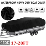 Neverland Heavy Duty 17' 18' 19' 20FT Trailerable Pontoon Boat Cover Waterproof. Fixed Price $62.99.