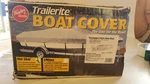 Taylormade Trailerite Shot Tournment Style Boat Cover 18'5"-19'4" 88039OG. Fixed Price $175.00.