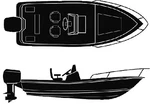 Seachoice Sterling Series Cover For 21 To 23' Center Console Boats. Fixed Price $195.39.