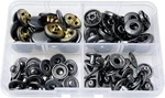 20 Set Leather Fasteners Kit, 15MM Metal Button Snaps Press Studs For Cloth. Fixed Price $18.34.