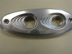 Thru Hull Cover Aluminum Plate (2) Hole 6 1/8" X 3/8" Marine Boat. Fixed Price $8.97.