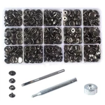 Innetoc 100 Sets - 12MM(1/2") Line 20 Gunmetal Black 12MM,. Fixed Price $26.05.