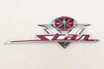 New Oem Yamaha 5KS-2417B-00-00 Dull Red Metallic Fuel Tank V-star Emblem Nos. Fixed Price $99.99.