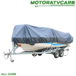 All-carb Grey 600D Marine Grade Polyester Canvas Towable Waterproof Boat Cover. Fixed Price $56.38.