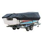20-22FT Black Boat Cover Fishing V-hull Tri-hull Runabout Waterproof Trailerable. Fixed Price $32.52.