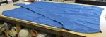 Shademate OV80228OA Universal Royal Blue 3 Bow 72" X 96" Bimini Top & Boot Boat. Fixed Price $149.95.
