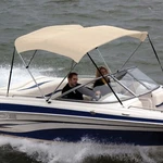 Shademate Bimini Top Sunbrella Fabric Boat & Boot Linen, OV80233AS. Fixed Price $124.99.