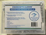 Creekcove Marine Premium 138 Piece Snap Fastener Repair Kit New! With Tool Set!. Fixed Price $26.99.