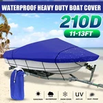 210D 11-13FT Denier Polyester Heavy Duty Cover V-hull Speedboat Ski Sport. Fixed Price $43.61.