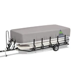 Pontoon Boat Cover Waterproof Heavy Duty All Weather Uv Resistant Fits 21FT-24FT. Fixed Price $79.99.