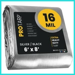 Extra Heavy Duty 16 Mil Tarp Cover, Waterproof, Uv Resistant, Rip And Tear Pr.... Fixed Price $42.26.