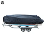 Fishing V-hull Tri-hull Runabout Waterproof Trailerable 20-22FT Black Boat Cover. Fixed Price $31.17.