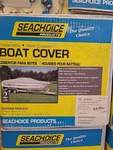 Seachoice Marine Boat Cover 50-97441 19'6"L X 96"W Color Slate Grey New Usa. Fixed Price $89.86.