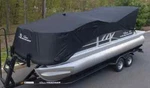 2020 Pontoon 20FT Fishing Barge Black Mooring Cover. Fixed Price $850.00.