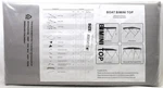 Eliteshield Bow Boat Bimini Top 6' X 67-72" 36" Gray (no Frame) New. Fixed Price $103.96.