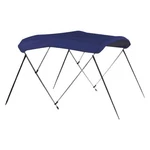 6' X 79"-84" Captain Navy Sunbrella Acrylic 3-BOW Bimini Canvas. Fixed Price $354.80.