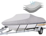 Icover Trailerable Boat Cover- 16'-18.5' Heavy Duty Waterproof Tarp Covers Wi.... Fixed Price $74.66.