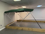 Cro 12 X8 Complete Bimini Top Kit, Square, Metal Fittings, 16OZ Canvas - Green. Fixed Price $649.00.