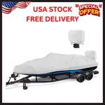Boat 14-16 Ft Feet 1200D Waterproof Covers With Motor Fits Bass. Fixed Price $94.99.