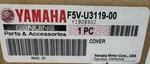 F5V-U3119-00 2019-2020 Yamaha AR240 Black Bimini Boot Cover New Box. Fixed Price $300.00.