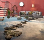 3D Ocean Rocks K1610 Floor Wallpaper Murals Print Panda 2023. Fixed Price $25.02.