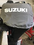 Suzuki Outboard Sunbrella Cowling Cover DF9.9A/15A/20A 990C0-65014. Fixed Price $83.79.