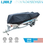 Black 20-22FT Waterproof Trailerable Boat Cover Fishing V-hull Tri-hull Runabout. Fixed Price $36.63.