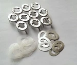10 Common Sense - Long Prong Eyelet Washer, & Plastic Twist Lock Dot. Fixed Price $20.24.