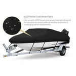 Seamander Trailerable Cover,fits All Fish & Ski Boats 16'-18.5' Lx 94". Fixed Price $58.00.