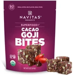 Navitas Organics Superfood Power Snacks, Cacao Goji, 16 Oz. Bag, 23 Servings -. Fixed Price $21.57.
